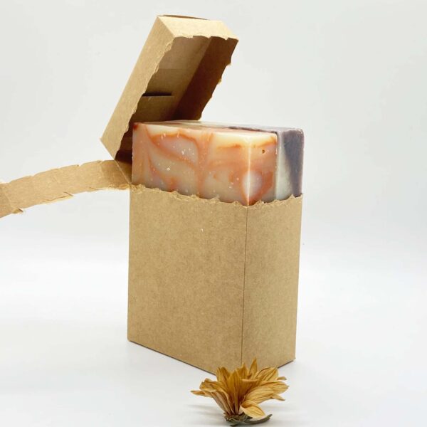 Soap Boxes with Tear-Off Strip, Kraft