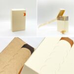 Soap Boxes with Tear-Off Strip, Kraft and Ivory