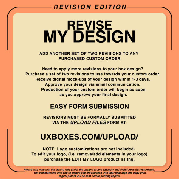 Brand Your Boxes, upload your design files
