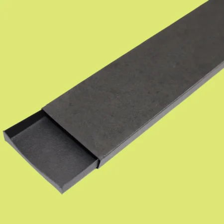 Black Matte Incense Packaging Box Retractable Tray by UX BOXES