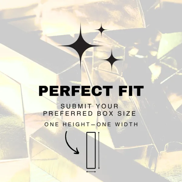 Golden Boxes for Travel Perfume Spray Size Guide