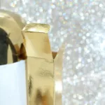 Gold tube boxes for travel perfume spray