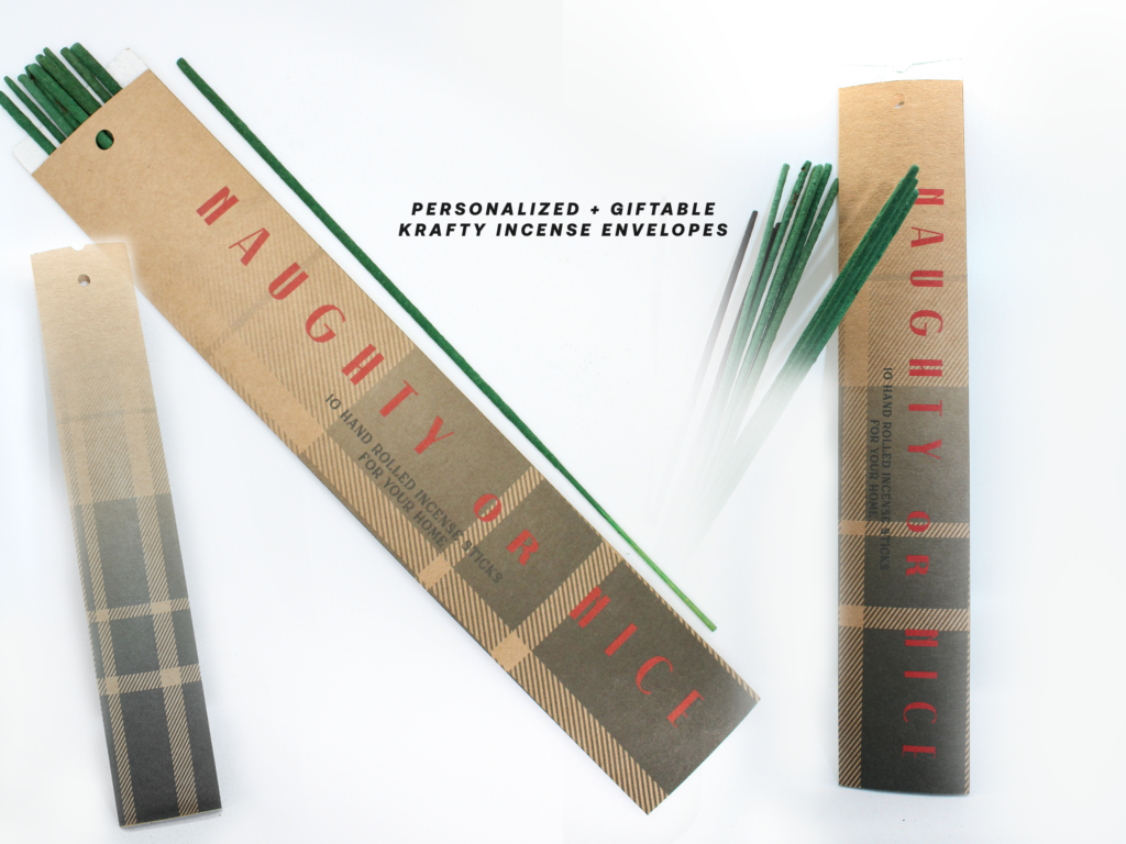 kraft incense envelopes/pouches — for 11inch sticks UX BOXES®