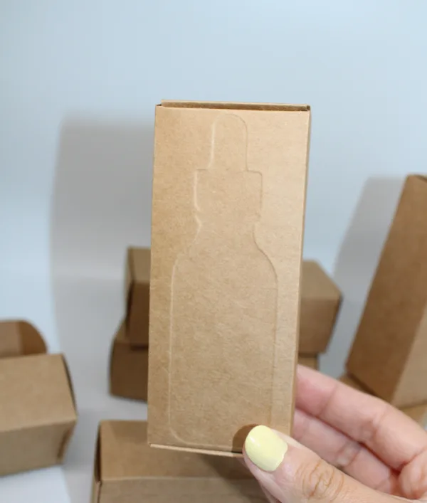 Kraft Dropper Boxes for 1 oz 30 ml