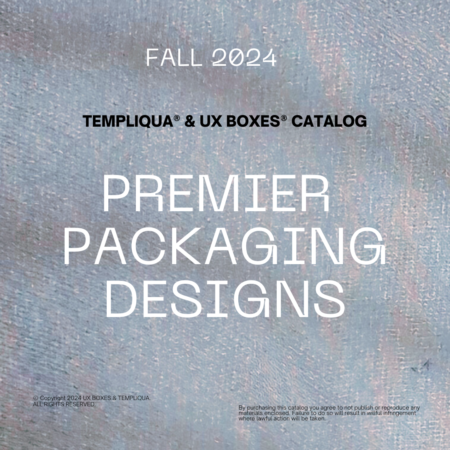 UX BOXES Fall 2024 Premier Packaging Design Catalog
