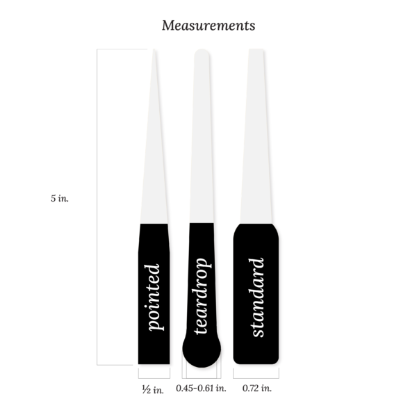 scent spooling test strips size specifications
