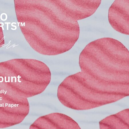 heart dunes tactile touch eco stickers by ux boxes